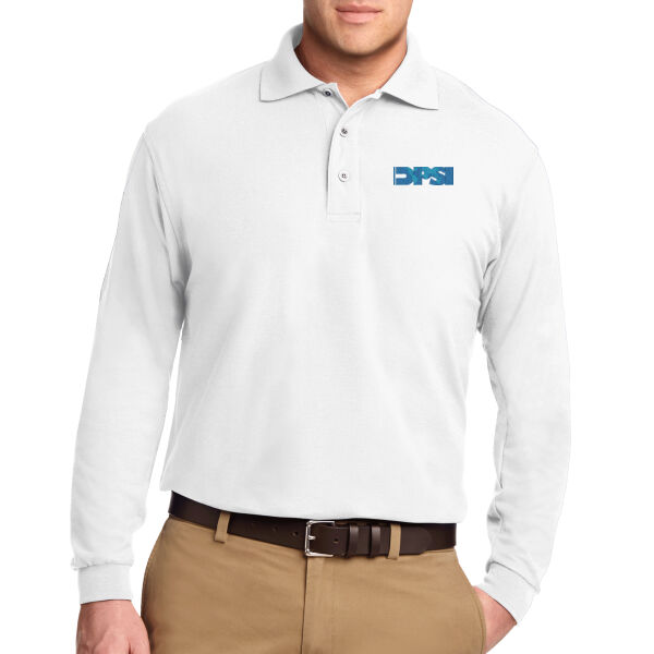 Port Authority® Silk Touch™ Long Sleeve Polo Thumbnail