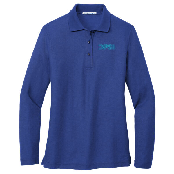 Port Authority® Ladies Silk Touch™ Long Sleeve Polo Thumbnail